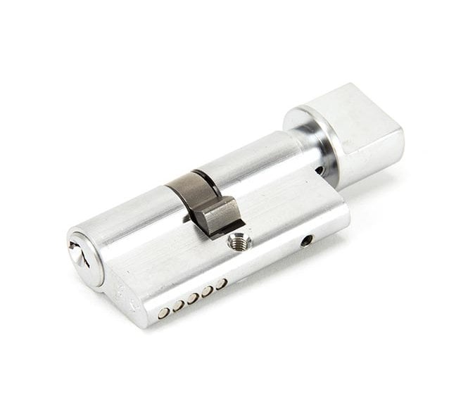 From The Anvil Satin Chrome 30/30 Euro Cylinder/Thumbturn