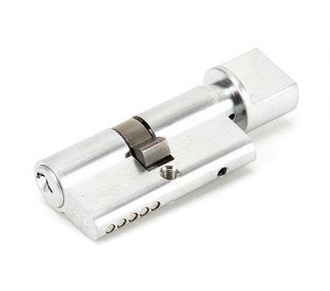 From The Anvil Satin Chrome 30/30 Euro Cylinder/Thumbturn