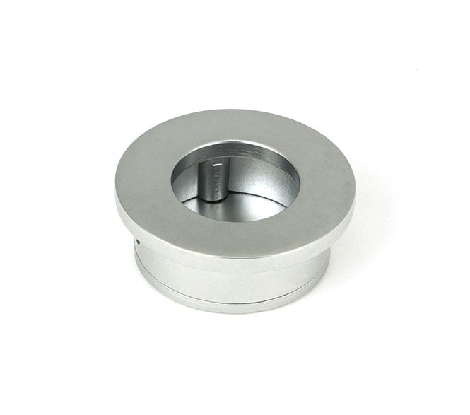 From The Anvil Satin Chrome 34mm Round Finger Edge Pull