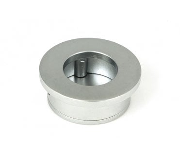 From The Anvil Satin Chrome 34mm Round Finger Edge Pull