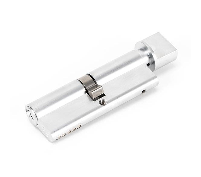 From The Anvil Satin Chrome 45/45 5pin Euro Cylinder/Thumbturn