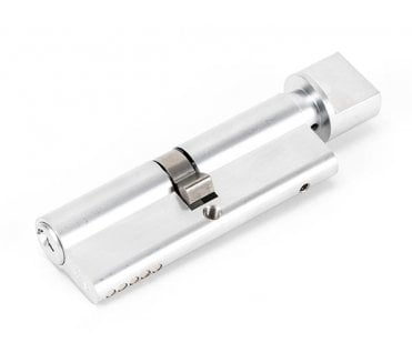 From The Anvil Satin Chrome 45/45 5pin Euro Cylinder/Thumbturn