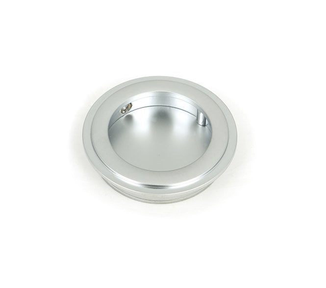 From The Anvil Satin Chrome 60mm Art Deco Round Pull