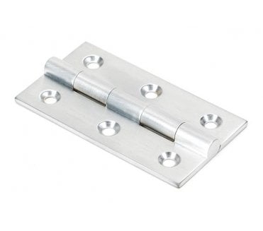 From The Anvil Satin Chrome 64mm Butt Hinge (Pair)