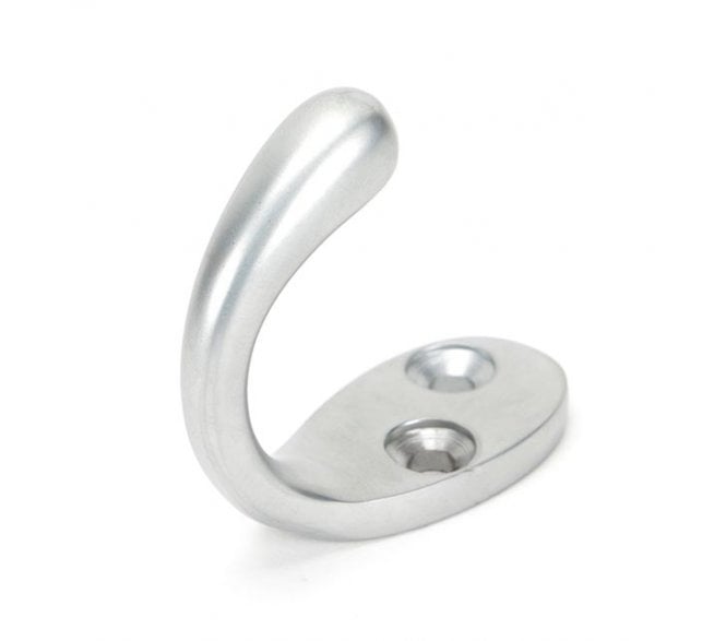 From The Anvil Satin Chrome Celtic Single Robe Hook