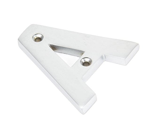 From The Anvil Satin Chrome Letter