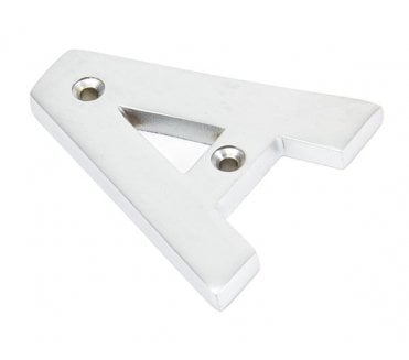 From The Anvil Satin Chrome Letter