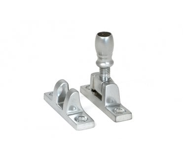 From The Anvil Satin Chrome Mushroom Brighton Fastener - Narrow (Square)