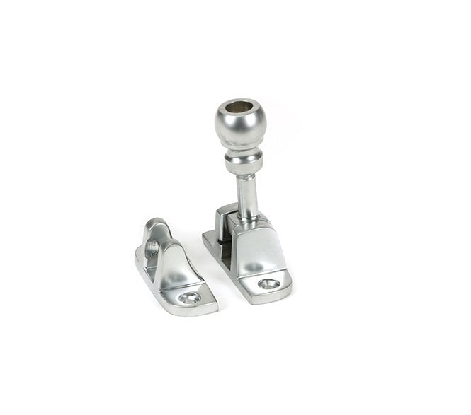From The Anvil Satin Chrome Mushroom Brighton Fastener (Radiused)