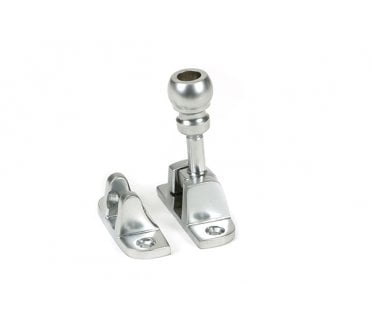 From The Anvil Satin Chrome Mushroom Brighton Fastener (Radiused)