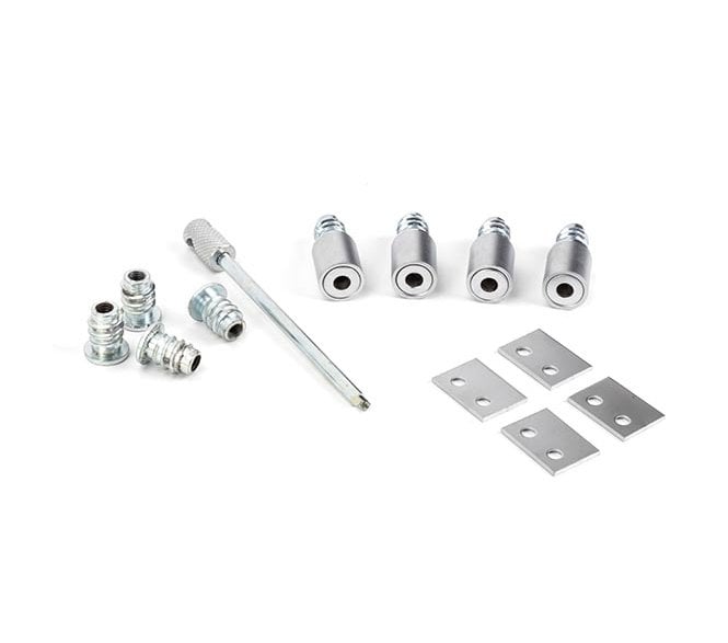 From The Anvil Satin Chrome Secure Stops (Pack of 4)