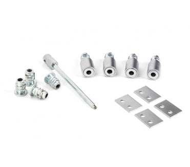 From The Anvil Satin Chrome Secure Stops (Pack of 4)
