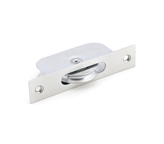 From The Anvil Satin Chrome Square Ended Sash Pulley 75kg