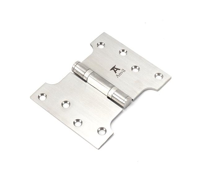 From The Anvil Satin SS 102x75x125mm Parliament Hinge (Pair)