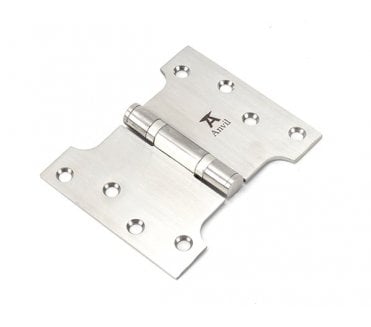 From The Anvil Satin SS 102x75x125mm Parliament Hinge (Pair)