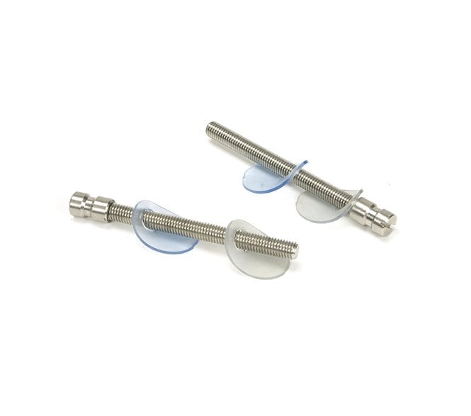 From The Anvil Satin SS (304) 100mm Back to Back Fixings for T Bar (2) - Offset