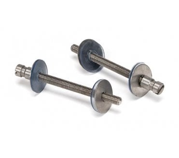 From The Anvil Satin SS (304) 100mm Back to Back Fixings for T Bar (2)