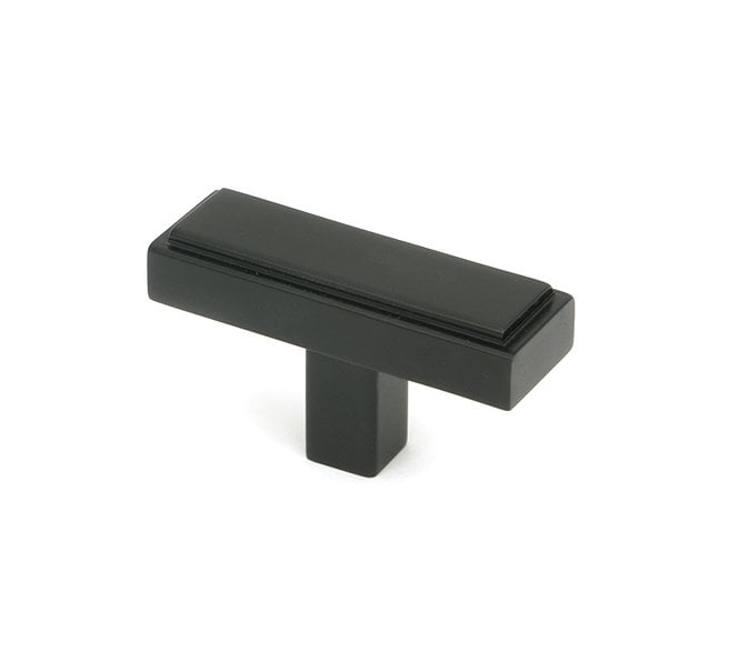 From The Anvil Scully T-Bar Cabinet Knobs - Matt Black
