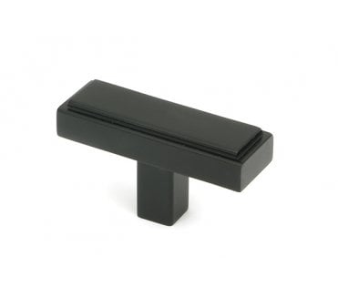 From The Anvil Scully T-Bar Cabinet Knobs - Matt Black