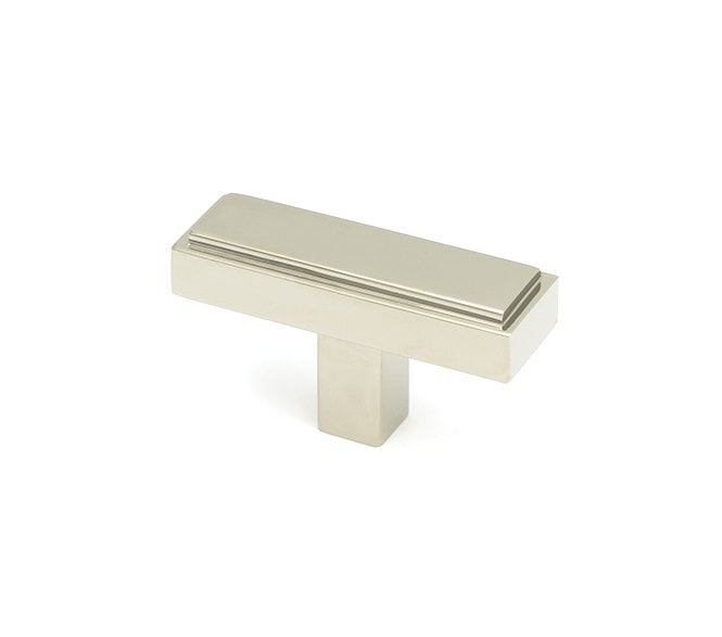 From The Anvil Scully T-Bar Cabinet Knobs - Polished Nickel