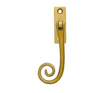From The Anvil Slim Monkeytail Locking Espag Fastener - Polished Brass