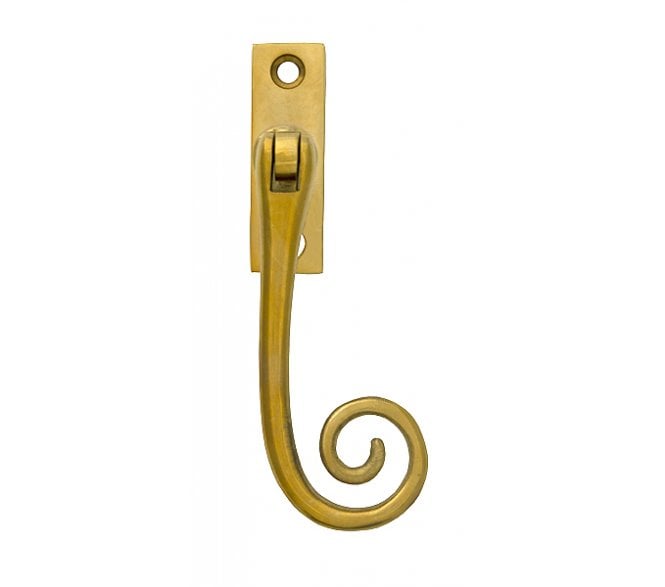 From The Anvil Slim Monkeytail Locking Espag Fastener - Polished Brass