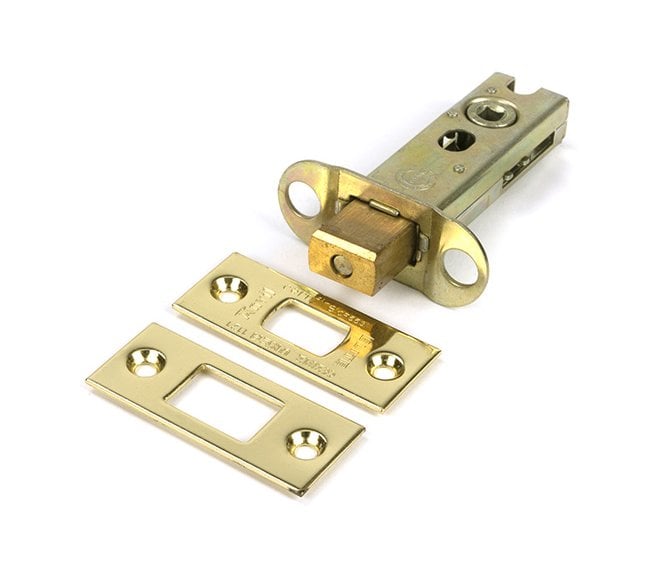 From The Anvil Tubular Bathroom Deadbolts - Polished Brass