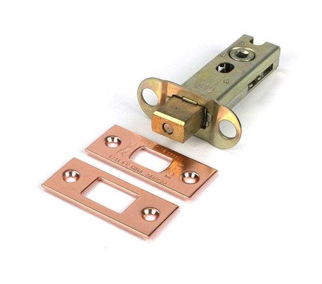 From The Anvil Tubular Bathroom Deadbolts - Polished Bronze