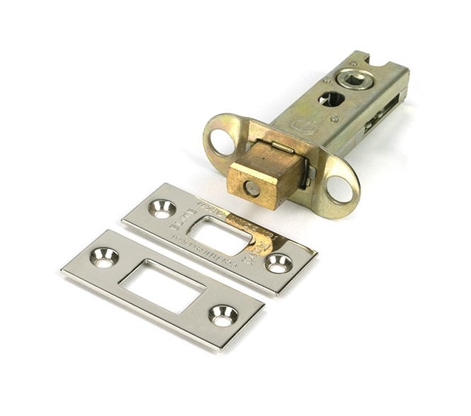 From The Anvil Tubular Bathroom Deadbolts - Polished Nickel