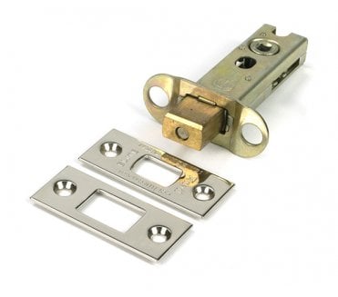 From The Anvil Tubular Bathroom Deadbolts - Polished Nickel