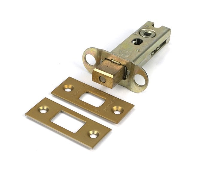 From The Anvil Tubular Bathroom Deadbolts - Satin Brass