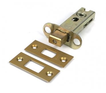 From The Anvil Tubular Bathroom Deadbolts - Satin Brass