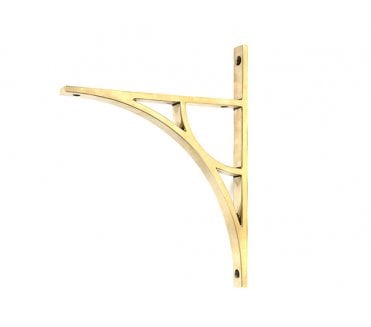 From The Anvil Tyne Shelf Brackets - Aged Brass