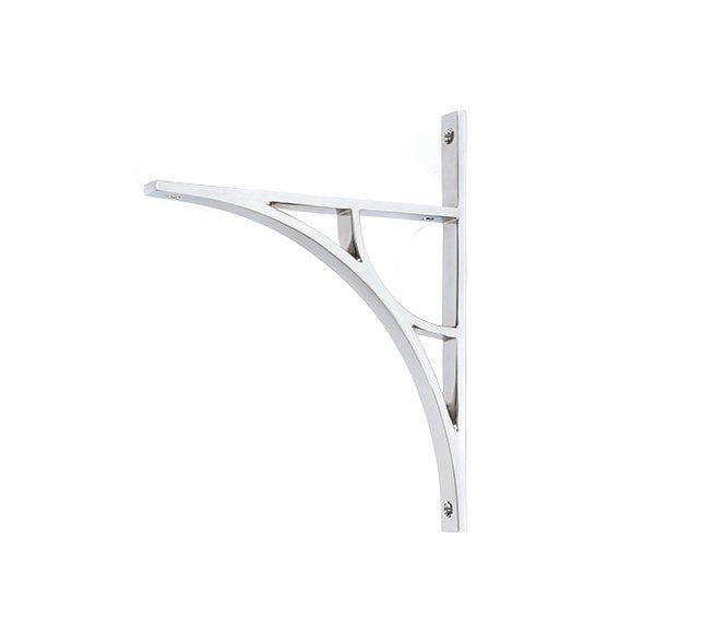 From The Anvil Tyne Shelf Brackets - Polished Chrome