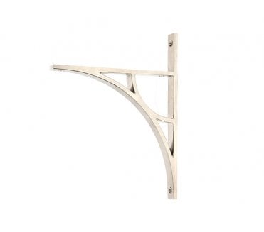 From The Anvil Tyne Shelf Brackets - Polished Nickel
