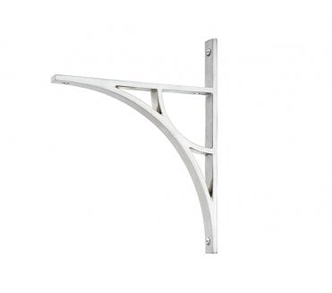 From The Anvil Tyne Shelf Brackets - Satin Chrome
