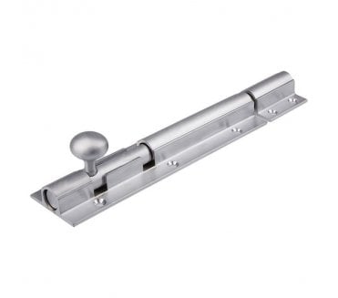 Fulton & Bray Luxury Door Barrel Bolts - Satin Chrome