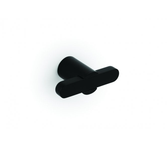 Hafele 100.00.610 Fusion T-Bar Cabinet Knob - 50mm - Matt Black