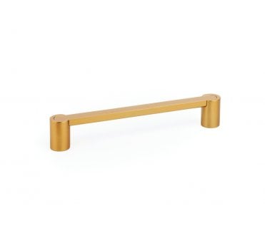 Hafele 100.00.611 Fusion Cabinet Handle - 160mm Centres - Satin Brass