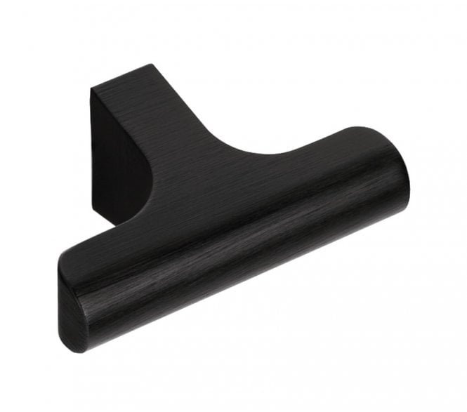 Hafele 100.00.873 Hinoki T-Bar Cabinet Knob - 60mm - Matt Black