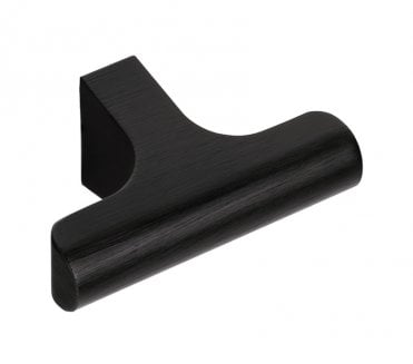 Hafele 100.00.873 Hinoki T-Bar Cabinet Knob - 60mm - Matt Black