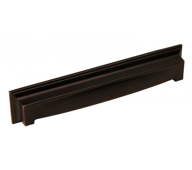 Hafele 101.52.010 Palladium Cup Pull - 160mm Centres - Oil Rubbed Bronze