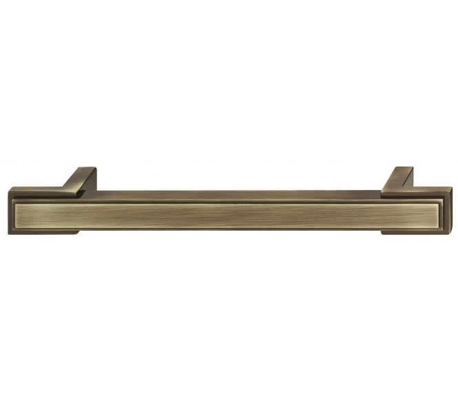 Hafele 106.69.413 Alberti Cabinet Handle - 160mm Centres - Antique Brass