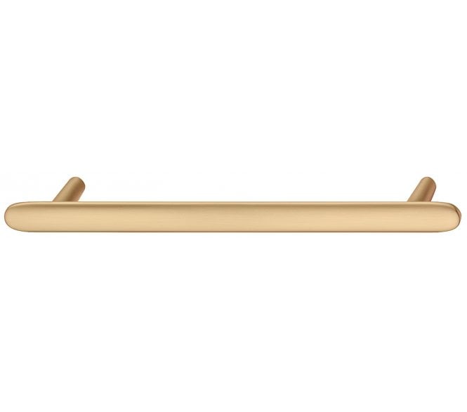 Hafele 106.70.111 Pebble Cabinet Handle -  160mm Centres - Satin Brass