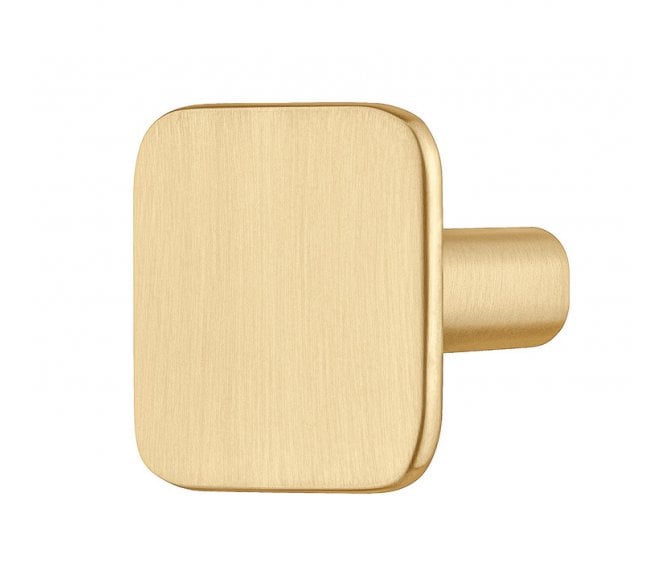 Hafele 106.70.312 Ashton Cabinet Knob - 27mm - Satin Brass