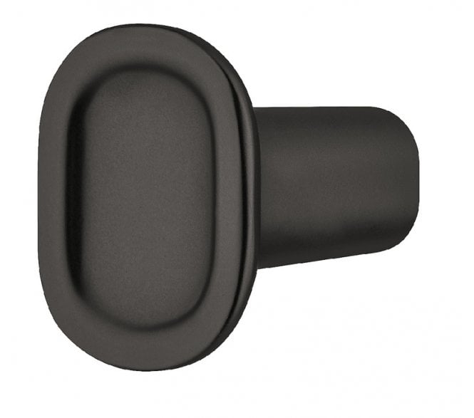 Hafele 106.70.370 Concavo Cabinet Knob - 24x18mm - Matt Black