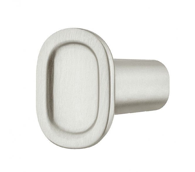 Hafele 106.70.371 Concavo Cabinet Knob - 24x18mm - Satin Nickel