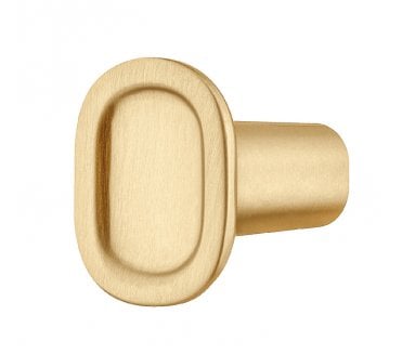 Hafele 106.70.372 Concavo Cabinet Knob - 24x18mm - Satin Brass