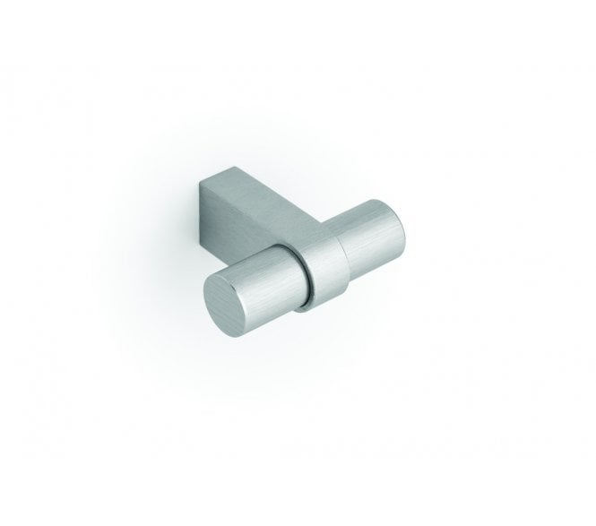 Hafele 111.75.609 Torre T-Bar Cabinet Knob - 50mm - Satin Nickel