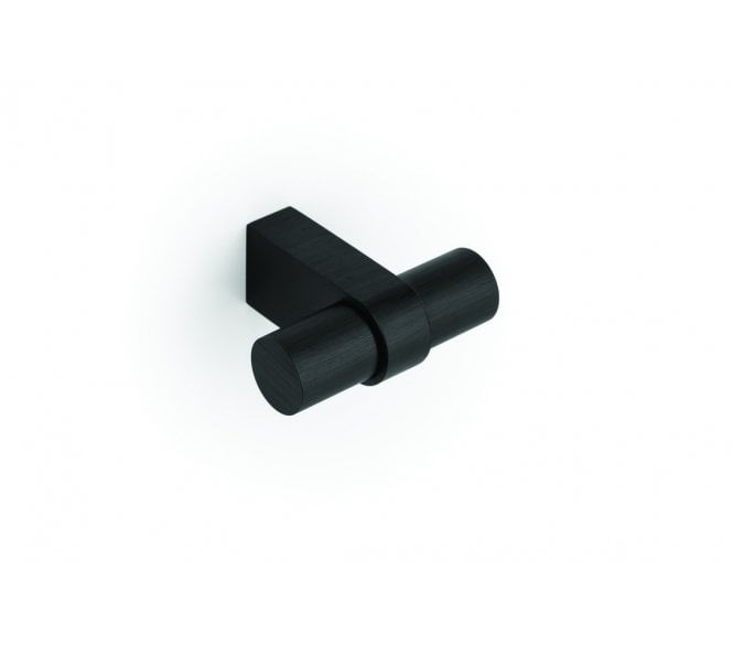 Hafele 111.75.612 Torre T-Bar Cabinet Knob - 50mm - Matt Black
